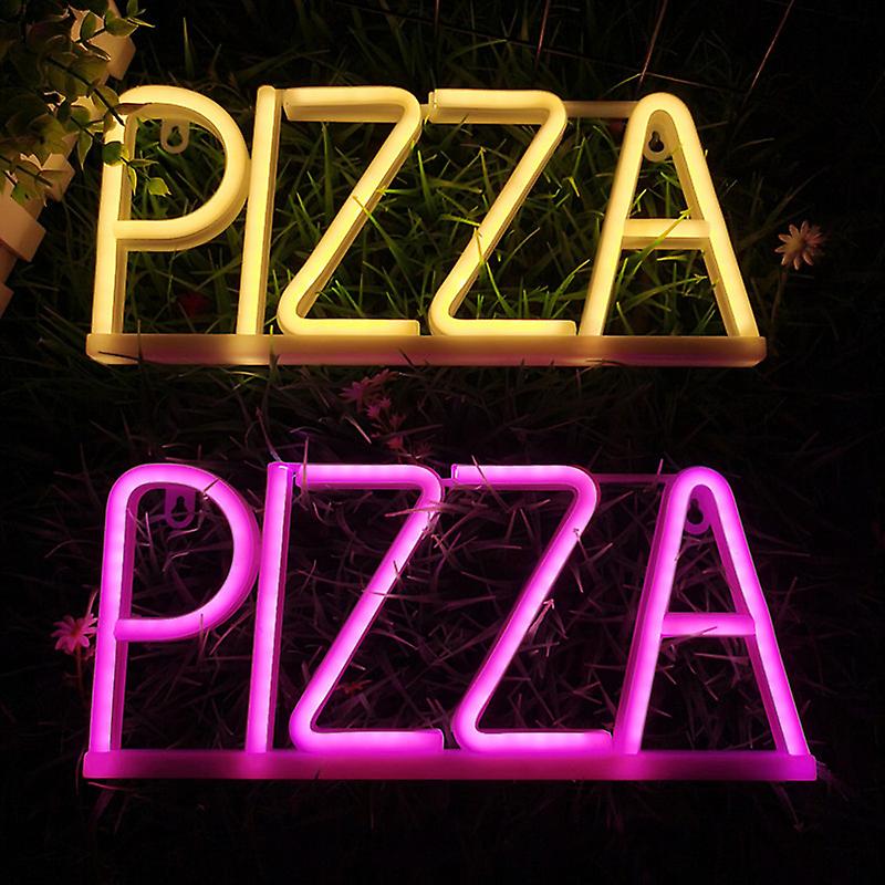 PIZZA LED neon reklama na zeď svítící