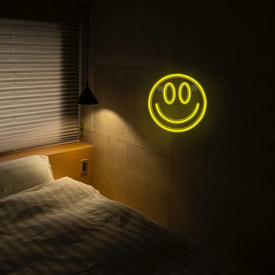 smajlík svítící LED napis logo reklama smile