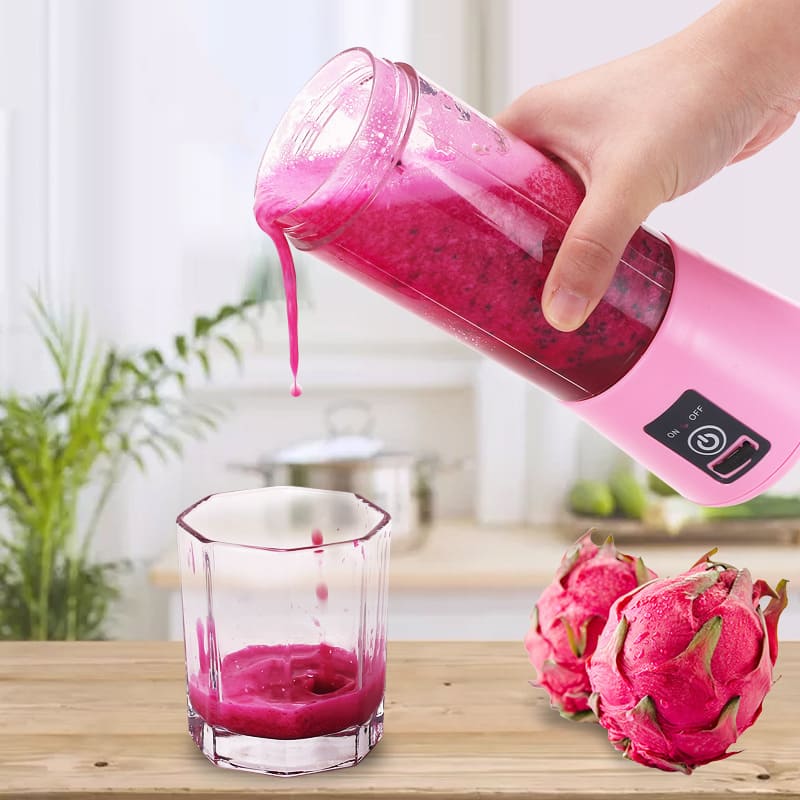 Smoothie mixér růžový dámský cestovní